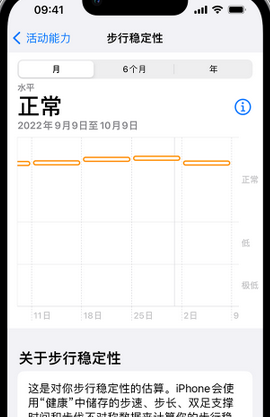 莱城iPhone手机维修如何在iPhone开启'步行稳定性通知'