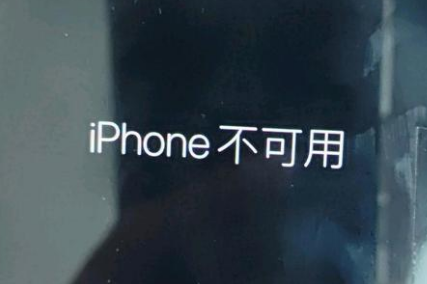 莱城苹果服务网点分享锁屏界面显示“iPhone 不可用”如何解决 