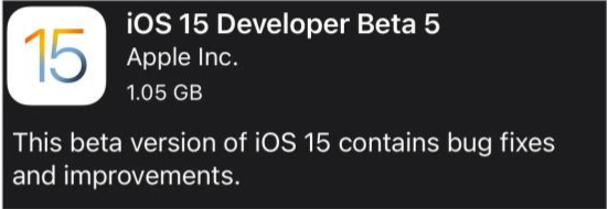莱城苹果手机维修分享如何升级到iOS15.0 beta5 