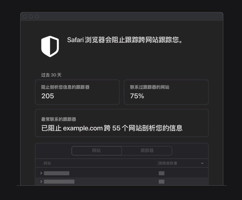 莱城苹果手机维修分享如何在 Safari 浏览器中查看和打开隐私报告 